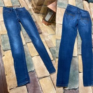 👖 MUDD slim zip-up high-rise jeggings